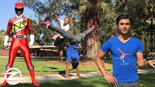 Training With A Real Power Ranger Ft. Brennan Mejia