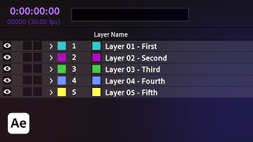 ⚡️Arrange Layer Sequence in After Effects - After Effects Tips & Tricks - Quick Friday E08
