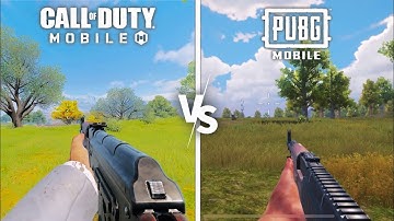 Pubg Mobile vs Call of Duty Mobile - Details and Physics Comparison