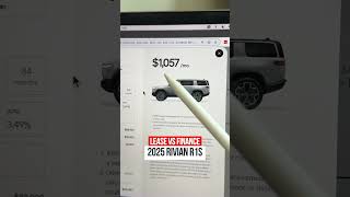Lease vs Finance - Rivian R1S