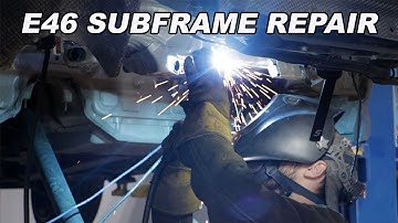 BMW E46 M3 - How To INSPECT for Cracks and REINFORCE your Rear Subframe