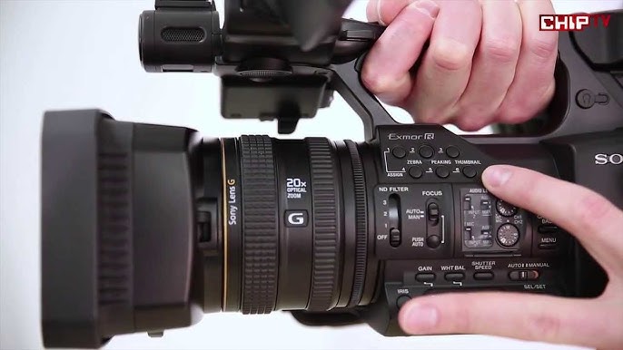 Caméra vidéo professionnelle 4K, Handycam FDR-AX1