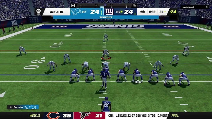 Lions vs Giants