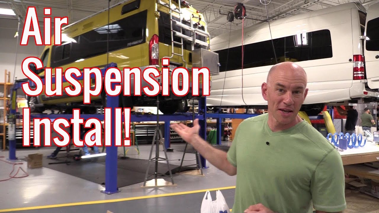 Installing VB Air Suspension in our ProMaster RV! - YouTube
