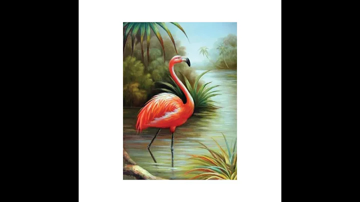 Drawing a flamingo