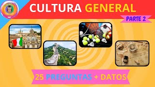 🧠🎓🤔🌍 25 Preguntas de CULTURA GENERAL + DATOS🧪🏛️📚🏆[ Parte 2] #quiz #trivia #culturageneral by SabeloTodo - Quiz 71 views 2 weeks ago 12 minutes, 51 seconds
