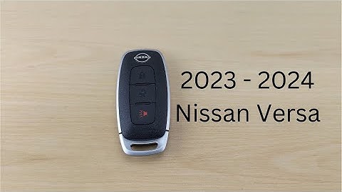 How To Replace or Change Nissan Versa Remote Key Fob Battery 2023 - 2024