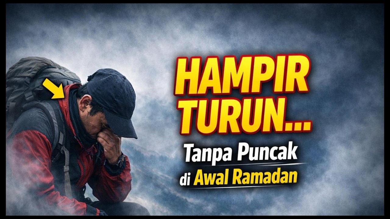 Pendakian Terakhir di Awal Ramadan… Kami Hampir Turun Tanpa Puncak!