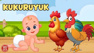 Kuku Kukuruyuk Begitulah Bunyinya 🐓 | Lagu Anak Indonesia Populer 2025