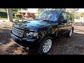 2012 Range Rover Vogue SCV8 black