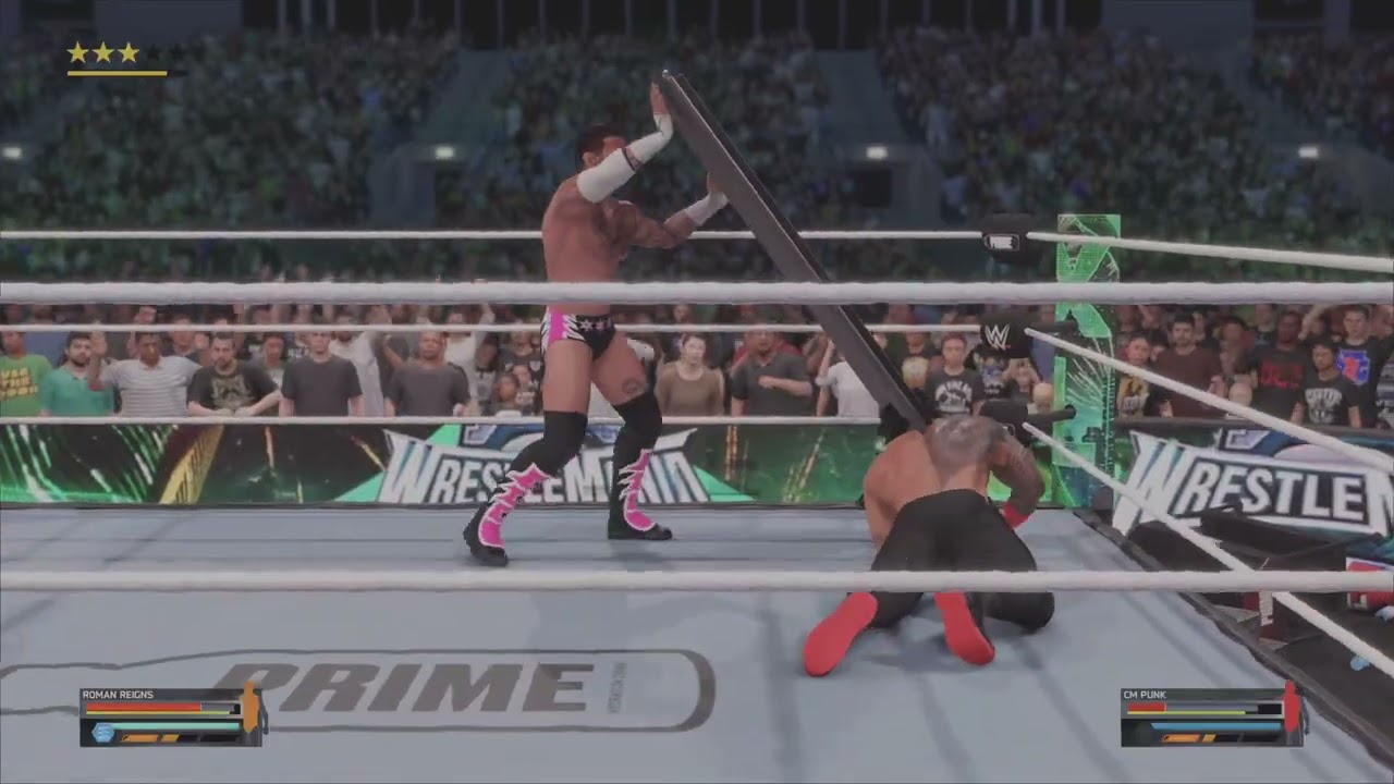 Wwe 2k25  Roman reigns vs cm punk