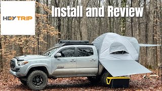 HEYTRIP Truck Bed Tent Full install and Review | Toyota Tacoma