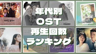 【年代別OSTトップ7】1年間で最も見られたOSTは??(2013~2022)