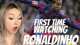 Soccer Girl’s First Time Watching Ronaldinho REACTION!!!