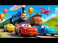 Lightning McQueen vs Giant Mack Truck - Flatbed Trailer McQueen - BeamNG Drive