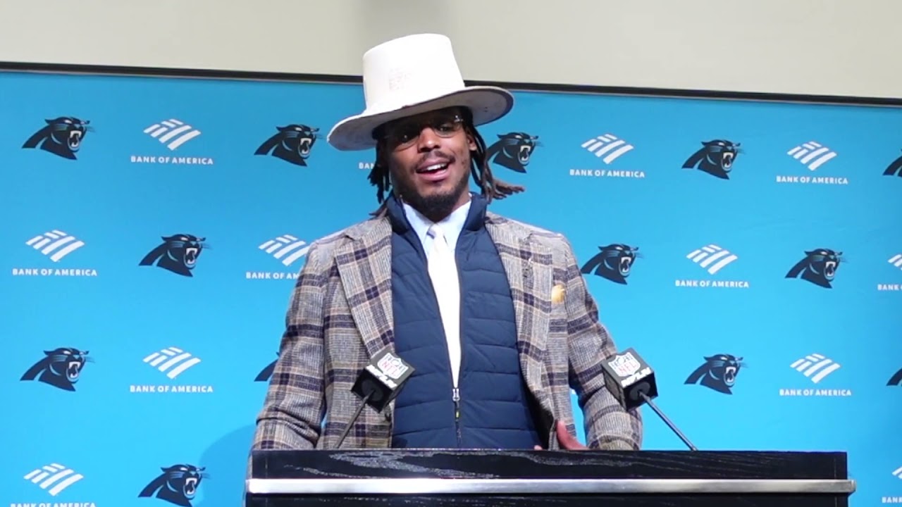 Video: Cam Newton Panthers vs Buccaneers Postgame Press Conference |  Carolina Blitz