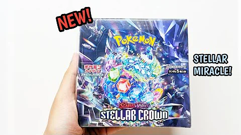 Pokémon Japanese Stellar Miracle Booster Box Opening! (Future English Stellar Crown)