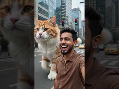 Make a bid ride of cat #cat #cute #viral #viralsong