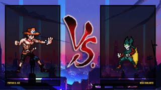Random Anime Fights - Portgas D. Ace (One Piece) VS Izuku Midoriya (MHA - Vigilante) screenshot 4