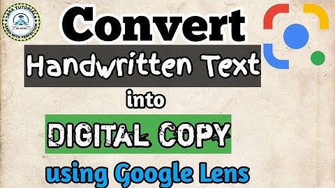 Google Lens How to Use | How to Convert Handwriting to Text in Word | Google Lens Kaise Use Kare?