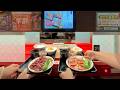Sushi Train Restaurant but with BBQ Grilled Meats!