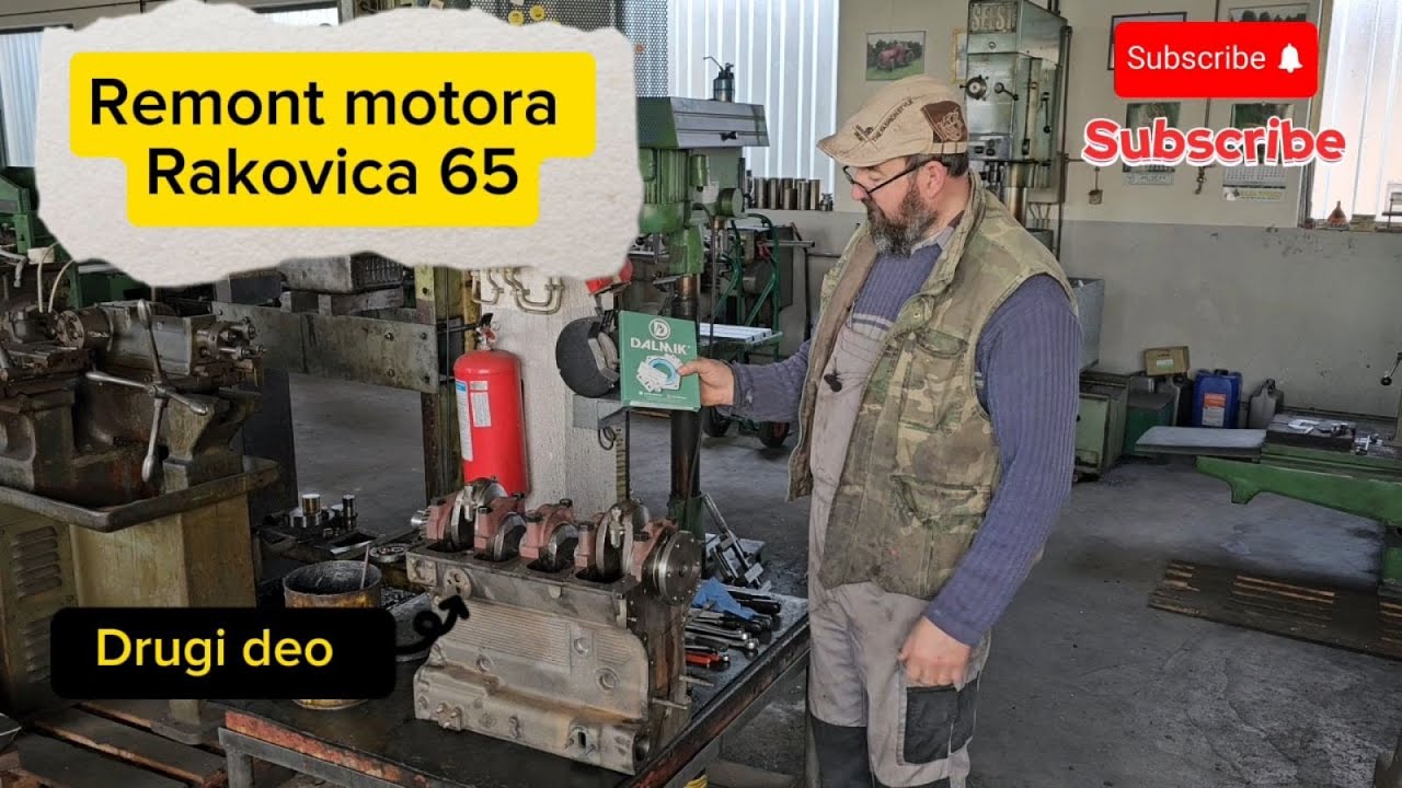 Remont motora Rakovica 65 (Drugi deo) - YouTube
