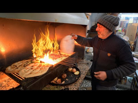 INSANE Street Food in Turkey | Poğaça & Antalya Şiş Köfte Piyaz | Turkish Street Food Tour