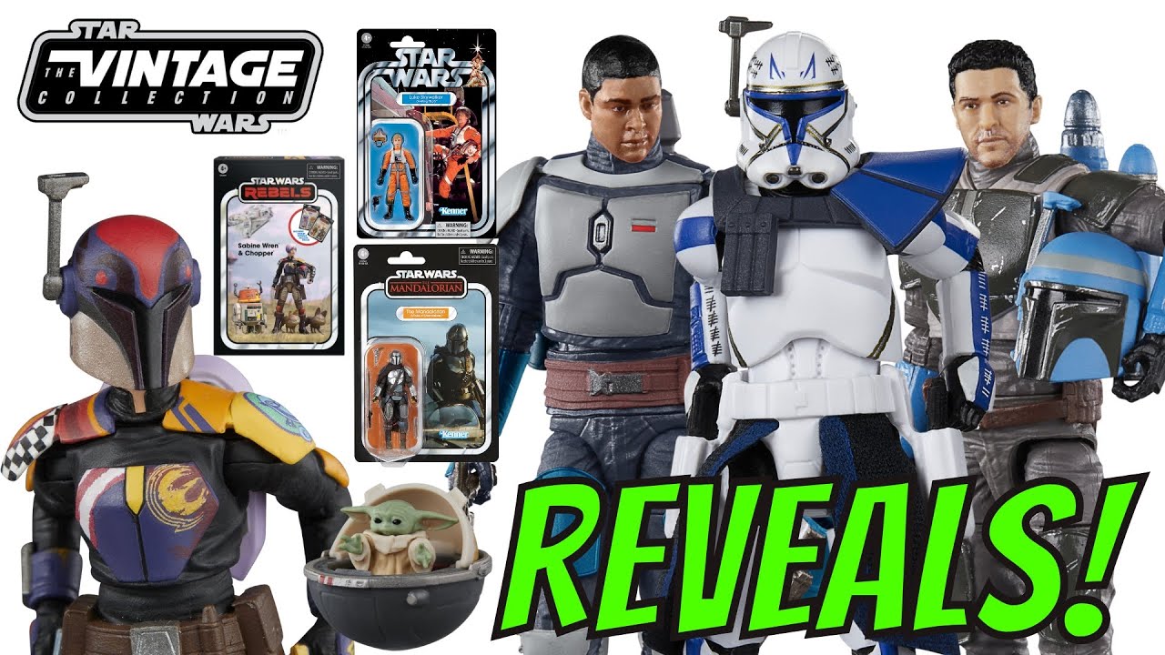 Hasbro Reveal Star Wars The Vintage Collection Figures & Pipelines On  January Fanstream! 