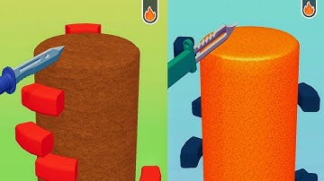 Knife Hit ASMR! Very satisfying and relaxing ASMR slicing game