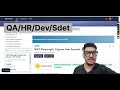 NTT Data hiring QA/Developers/HR/SDET
