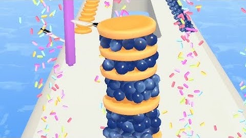 Pancakes 🥞Run ASMR Gameplay, Very relaxing and Satisfying all levels Gameplay walkthrough Android