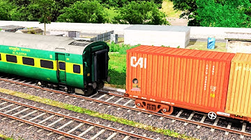 ICF GARIBRATH COUPLING SHIP CONTAINER | BUMPY RAILROAD | RAILWORKS | TRAIN SIMULATOR | RAILROAD ATG