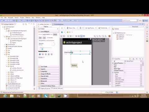 Android Hindi tutorial [हिंदी] urdu - getting data from activity, Toast, R.java - #2
