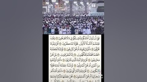 سورة الواقعة الشيخ أحمد بن طالب من الحرم المدنى