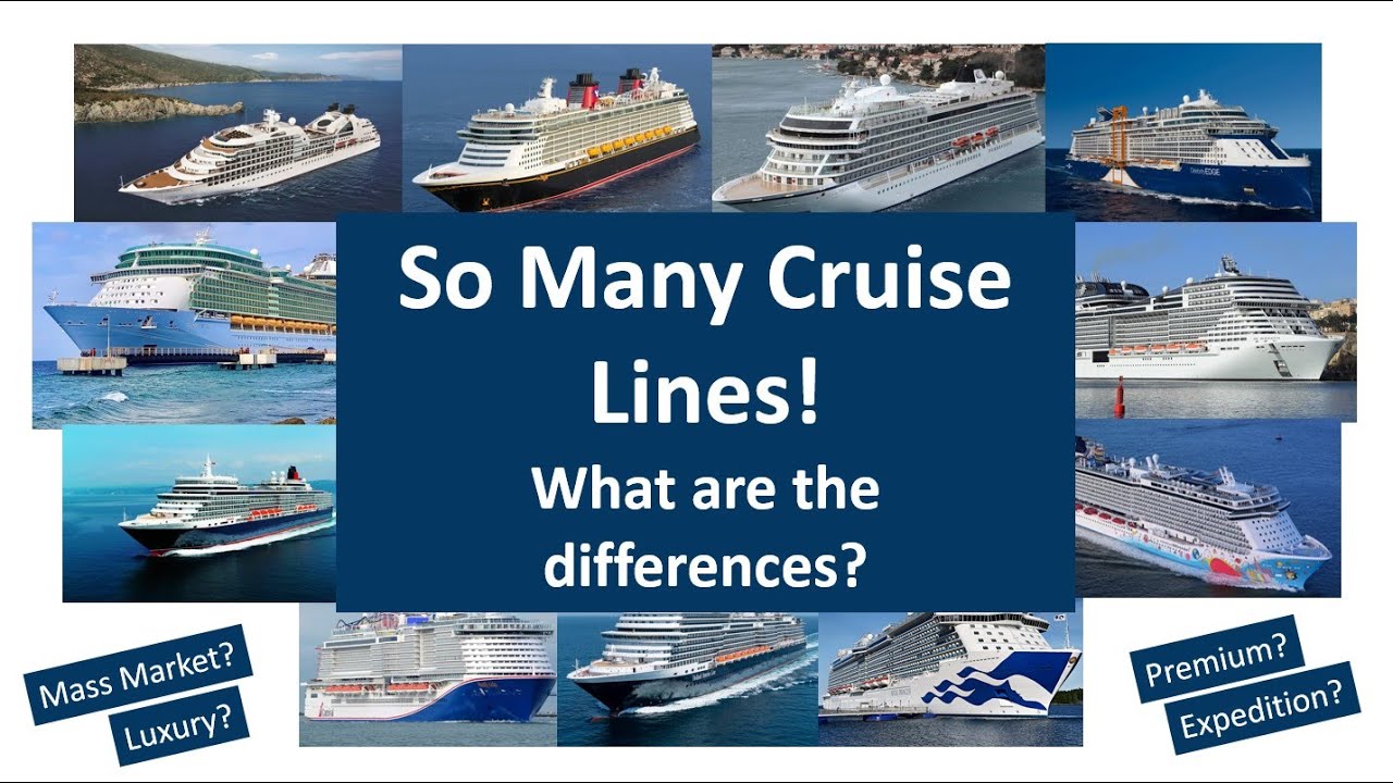 The 4 Market Segments of Cruises Lines! What are the differences? HELP!