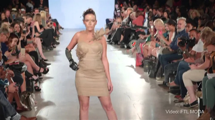 New York Fashion Week: Bionic model Rebekah Marine takes to the catwalk
