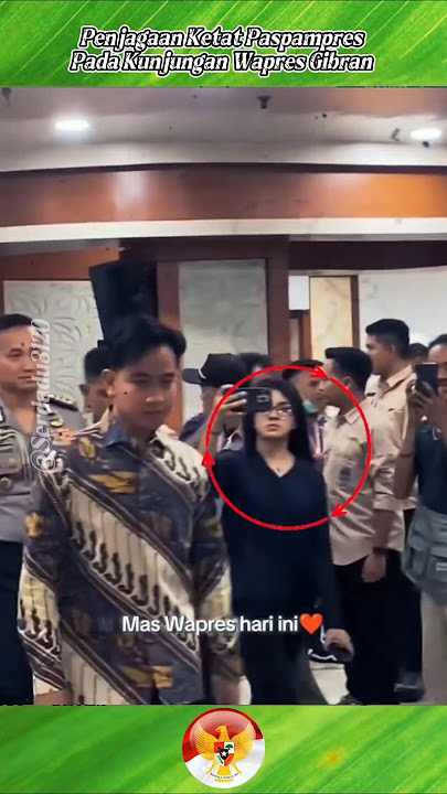 PENGAWALAN KETAT WAPRES GIBRAN OLEH PASPAMPRES #gibran #paspampres #wartawan #shortvideo #viral