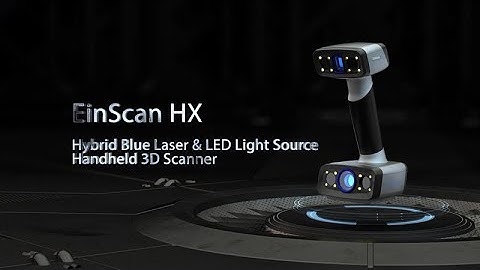 Hybrid Blue Laser & LED Light Source Handheld 3D Scanner EinScan HX - 3D Digitizing Solution