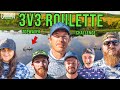 3V3 TOPWATER ROULLETTE Fishing CHALLENGE! ( MOST FISH WINS )