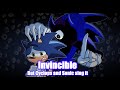 Invulnerable  invincible but cyclops and sonic sing it  fnf covers