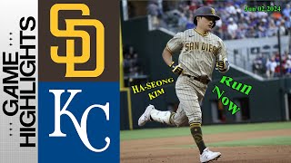 Padres Vs. Royals GAME HIGHLIGHTS Jun 02, 2024 [ innings 4-6] | MLB Highlights Today