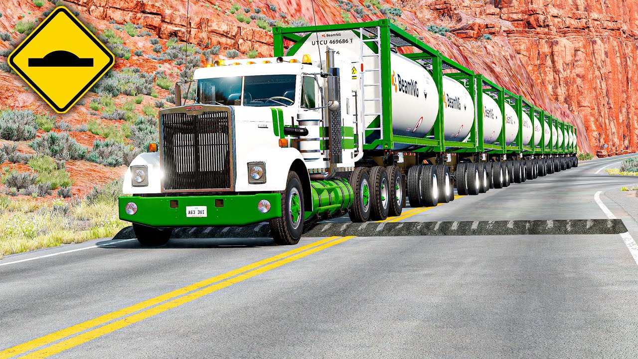Satisfying Truck Suspension Over Speed Bumps – No Crash, No Stress