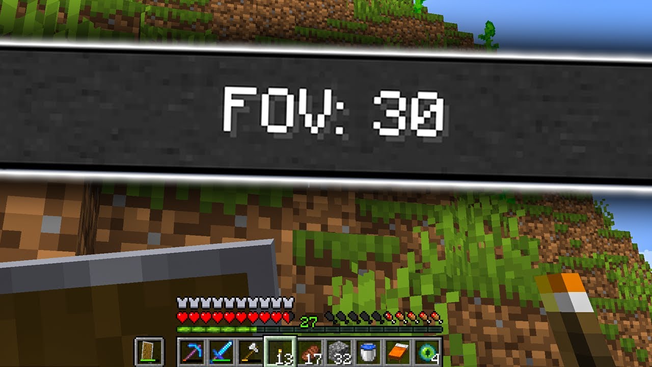 Can you beat Minecraft on its Lowest FOV?