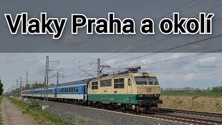 Vlaky Praha a okolí 14.4.2024