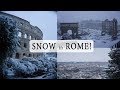 ❄️ SNOW in Rome! ⛄️ | Vlog