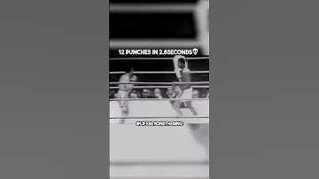 Muhammad Ali: 12 punches in 2.8 seconds #shorts #viralvideo #boxing #champion #fighter