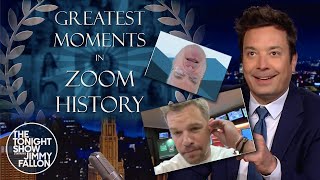 Great Moments in Zoom History | The Tonight Show Starring Jimmy Fallon Resimi