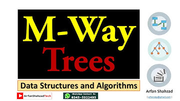 DSA (22)| M-Way Trees| by Arfan Shahzad