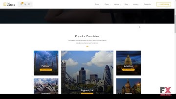 theListing - Listing Directory HTML Template with Bootstrap 4