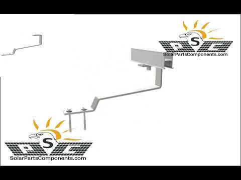 Flat Tile Roof Hook, solar racking system, solar mounting components, solar mounting parts,